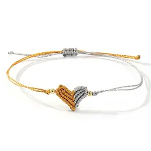 Polyester & Synthetic Fibre Cord Braided Bracelets for Women