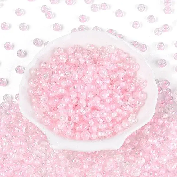 Inside Colours Transparent Glass Seed Beads