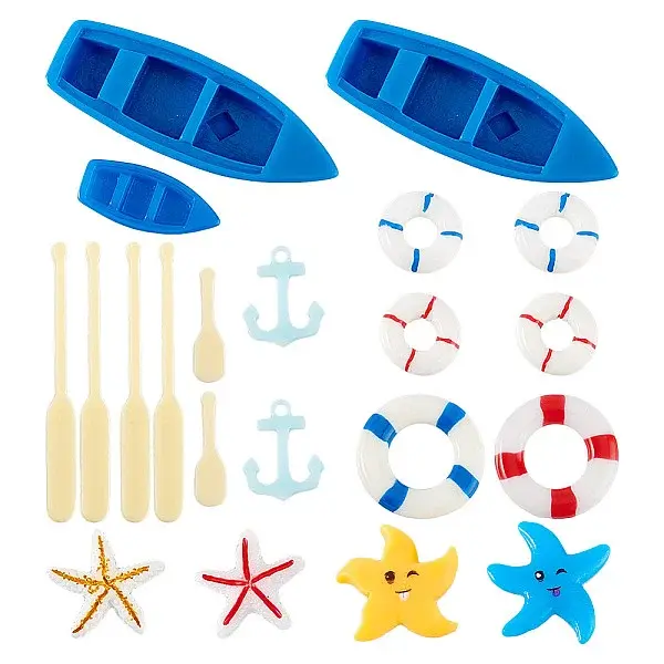 13 Styles Mediterranean Style Mini Resin Decoration