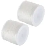 2 Rolls Flat Elastic Crystal Spandex String