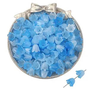 100Pcs Acrylic Bead Caps