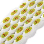 Printing Glass Oval Beads for Necklaces Bracelets Making