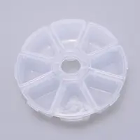 Transparent Plastic Bead Containers