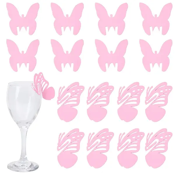 24Pcs 2 Styles Acrylic Wine Glass Charms