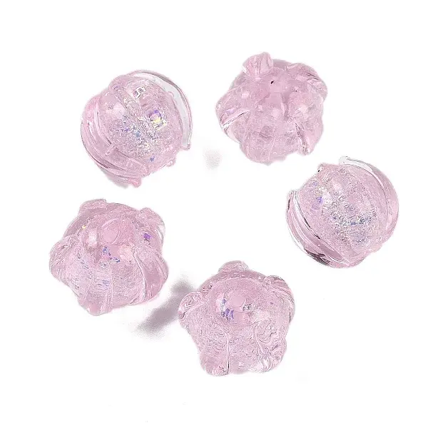 Handmade Gold Foil Lampwork Glass Beads