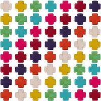 100Pcs Synthetic Turquoise Beads