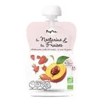 POPOTE kapsička BIO nektárinky s jahodami