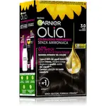 Garnier Olia permanentní barva na vlasy odstín 3.0 Nero Naturale 1 ks