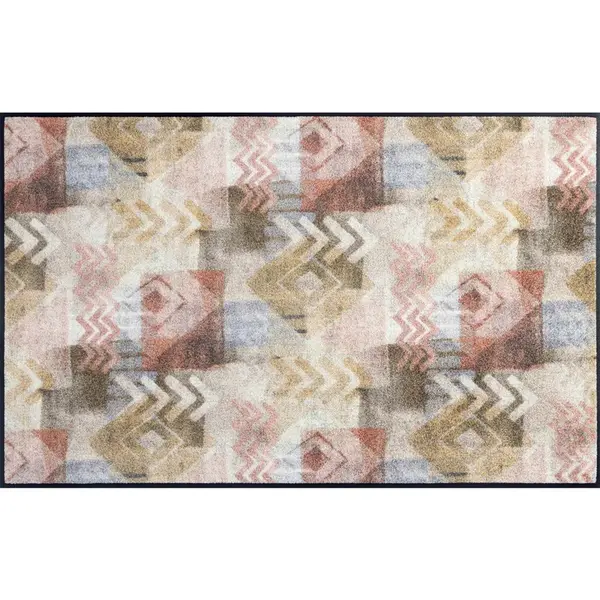 wash+dry DVEŘNÍ ROHOŽKA, 75/120 cm, béžová, světle hnědá