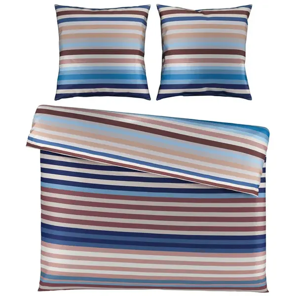 Novel POVLEČENÍ, satén, modrá, 200/200 cm