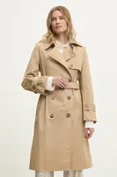 Bavlněný trenčkot Answear.LAB béžová barva