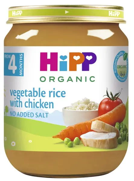 BIO Zelenina a ryža s kuracím mäsom