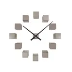 Nástěnné hodiny Karlsson DIY Cubic Metallic