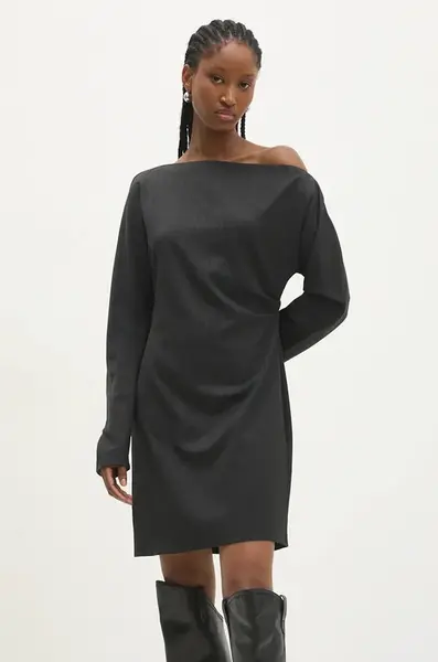 Šaty Answear.LAB šedá barva, mini