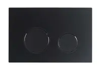 kielle Gemini New II - Ovládací tlačítko splachování, matná černá 70230040