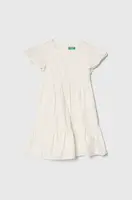 Dětské bavlněné šaty United Colors of Benetton