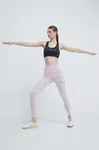 Legíny na jógu Puma STUDIO FOUNDATION růžová barva, 524847