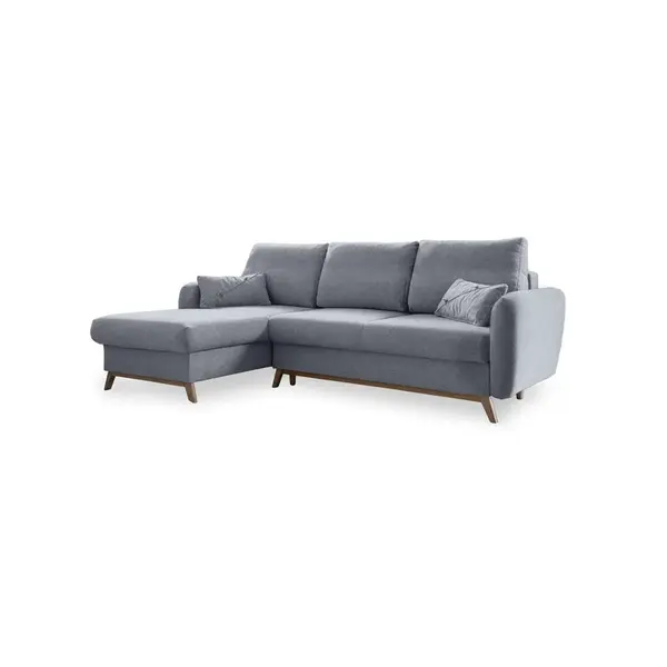 MID.YOU ROHOVÁ SEDAČKA, textil, světle šedá