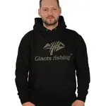 Giants fishing mikina s kapucí černá camo logo - l