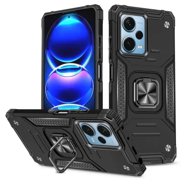 Lenuo Union Armor obal pro Xiaomi Redmi Note 12 Pro 5G, černá