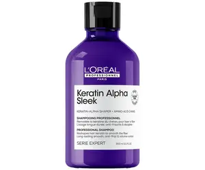 Šampon pro dlouhotrvající uhlazení krepatých vlasů Loréal Professionnel Serie Expert Keratin Alpha Sleek - 300 ml - L’Oréal Professionnel + dárek zdar