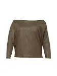 River Island Plus Tričko  kaki