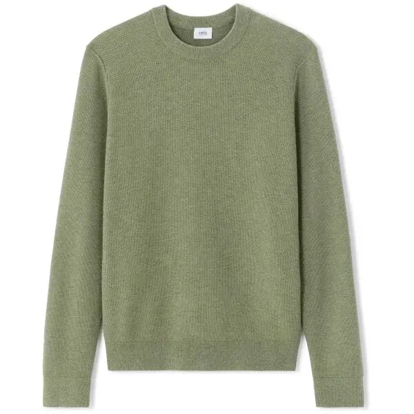 CELIO BEPIC Pánský svetr na volný čas, zelená, velikost