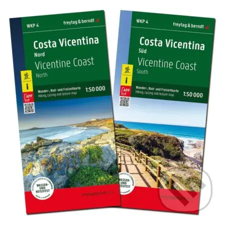 Costa Vicentina 1:50 000 / turistická mapa - -