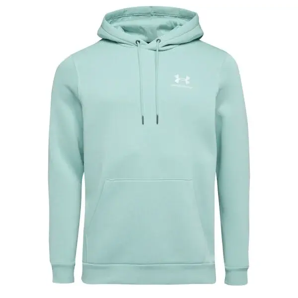 Under Armour ESSENTIAL Pánská mikina, světle zelená, velikost L