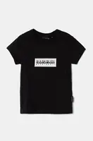 Dětské bavlněné tričko Napapijri S-CHAMOIS SS