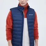 Sportovní péřová vesta Columbia Lake 22 tmavomodrá barva