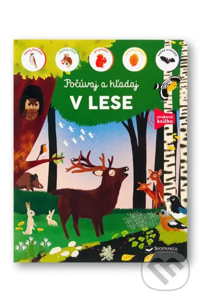 Počúvaj a hľadaj: V lese - Marie Paruit (ilustrátor) - kniha z kategorie Naučné knihy