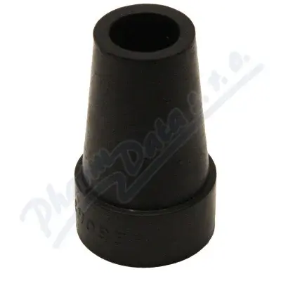 Násadec na berle č.3TRV černý pryž.kov.výzt18/32mm
