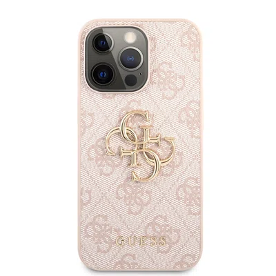 Zadní kryt Guess Big 4G Metal Logo Case pro Apple iPhone 13 Pro Max, růžová