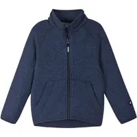 REIMA HOPPER Detský flísový sveter, tmavo modrá, veľkosť