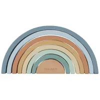 Little Dutch Skladačka drevená dúha Forest Friends