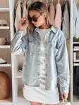Dámská džínová bunda oversize BLUEDIVA