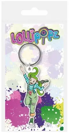 Lollipopz Klíčenka gumová - zelená