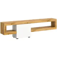 MID.YOU NÍZKÁ KOMODA, bílá, barvy dubu, 190/51/30 cm