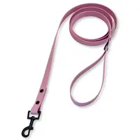 PafDog Voděodolné gumové vodítko s poutkem na ruku, pastelově fialové PAF-285
