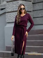 Resti Viscose Women's Midi Sweater Dress