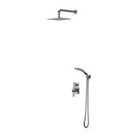 OMNIRES Slide - Sprchový set s batériou pod omietku, s telesom, 25x25 cm, 3 prúdy, chróm SYSSL10CR