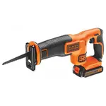 BLACK+DECKER Náradie - 18V AKU mečová píla, 1x aku 1,5 Ah Li-Ion, nabíjačka BDCR18-QW