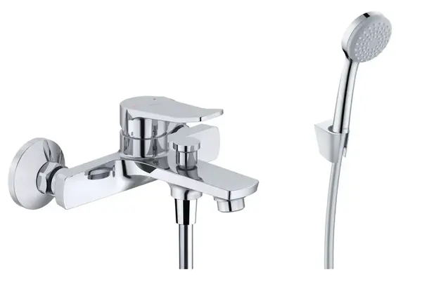 kielle Nefia - Vaňová batéria s príslušenstvom, chróm 10327SN50