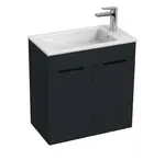 Jika Cube - Skrinka s umývadlom 61x34x61 cm, matný antracit H4536311763521
