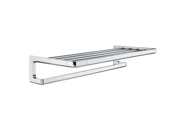 Roca Tempo - Polička na ručníky, délka 60 cm, chrom A817032001