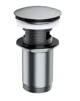 OMNIRES - Umyvadlová výpusť, ClickClack, kartáčovaný nikl A706NI