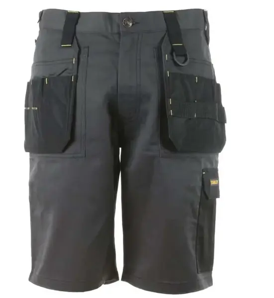 Stanley - Pánské pracovní kraťasy, velikost 56, šedá/černá 49973/56