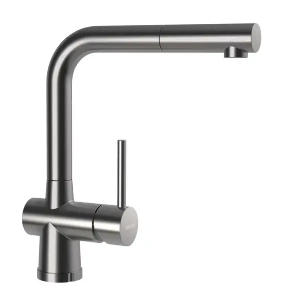 SCHOCK Laitos - Dřezová baterie s výsuvnou koncovkou, sklopná pod okno, nerez 517125EDM