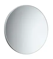 Sapho Gedy Koupelnové doplňky - Zrcadlo v rámu, průměr 60 cm, bílá 600002